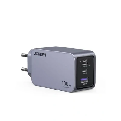 Afbeelding van UGREEN Nexode Pro USB C oplader 100 W GaN Charger Mini voeding 3 poorts snellader PPS 45 Compatibel met MacBook Pro/Air, iPad, iPhone 15 Max, Galaxy S23 Ultra, Dell XPS