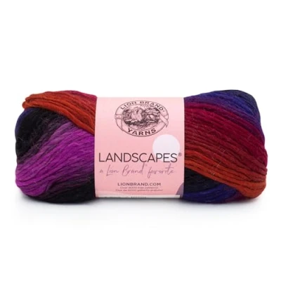 Afbeelding van Lion Brand Yarn s Landschappen Garen, Acryl, Vulkaan, 17,78 x 7,62 cm
