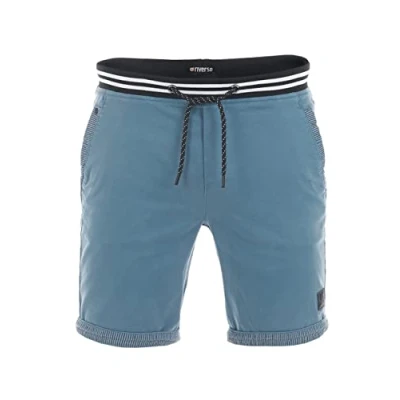 Afbeelding van riverso RIVMichel Korte bermuda voor heren, regular fit, zomer, sport, strand, shorts, trekkoord, zakken, katoen, zwart, grijs, groen, blauw, marineblauw, beige, S, M, L, XL, XXL, 3XL, 4XL, 5XL, 4XL