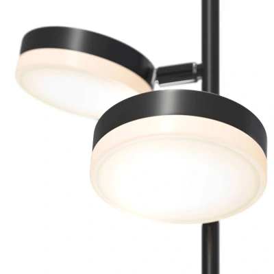 Afbeelding van Maytoni Fad LED vloerlamp met dimmer, draaibaar