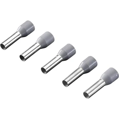 Afbeelding van Rittal 4050.735 Adereindhulzen 4 mm² Deels geïsoleerd Grijs 500 stuk(s)