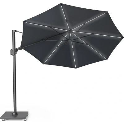 Afbeelding van Zweefparasol Platinum Challenger T2 Glow Anthracite Ø350 cm