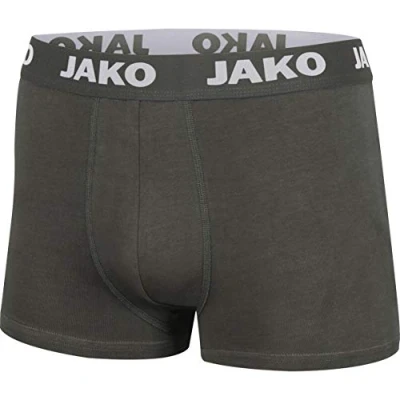 Afbeelding van JAKO Boxershort Basic 2 pack Antraciet