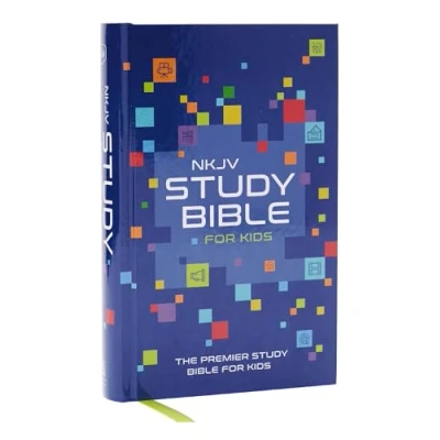 Afbeelding van NKJV Study Bible For Kids, Hardcover: The Premier Kids: New King James Version, Blue, Full Color Interior