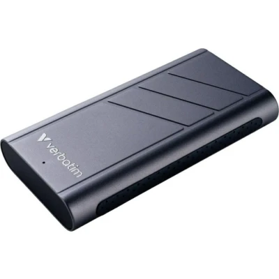Afbeelding van Verbatim TurboMetal SSD USB4 2TB USB Type C Gen 2x2 Zilver