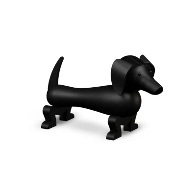 Afbeelding van Kay Bojesen Denmark hond 28,5 cm Donker gebeitst eikenhout