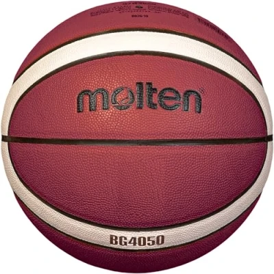 Afbeelding van Molten Basketbal B5G4050, Top speelbal, premium synthetisch leer, 12 velden, maat 5