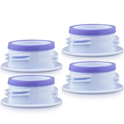 Afbeelding van Maymom 3. Generatie schroefdraadwisselaar of flesconverter; maakt Spectra S1 S2 pomp brede mondflens mogelijk, compatibel met Medela fles, Ameda Lifefactory Dr. Brown Narrow