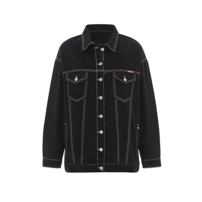 Afbeelding van Cipo &amp; Baxx Halflange jas, Dames, Maat: Medium, Black