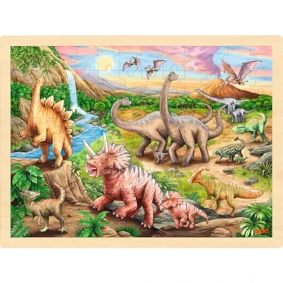 Afbeelding van Goki puzzel dinosaurusspoor 96st