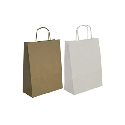 Afbeelding van APLI 101853 — Kraftzak 18 x 8 21 cm Wit 50 u