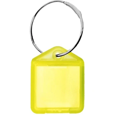 Afbeelding van CombiCraft Mini XS openklapbare sleutellabels 38x22mm geel 100 stuks