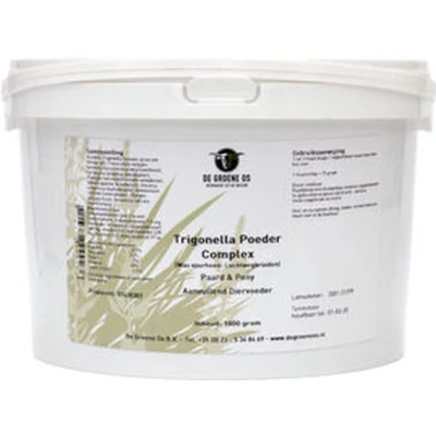 Afbeelding van Groene Os Trigonella Poeder Complex/Luchtwegkruiden P/P 1kg