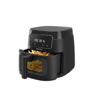 Afbeelding van Grundig FRY 7320 Heteluchtfriteuse, 7,6 l capaciteit, 1750 W, touch display, groot kijkvenster, temperatuur en tijdinstelling, anti aanbaklaag, vaatwasmachinebestendige mand, zwart