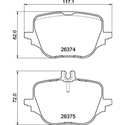 Afbeelding van Brembo Remblokset P 50 169