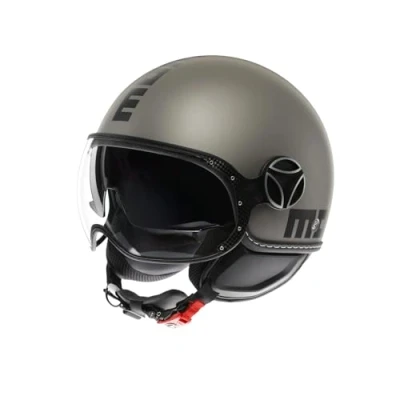 Afbeelding van MOMO FGTR Evo Mono Jet Helm, zilver, afmeting XS voor man