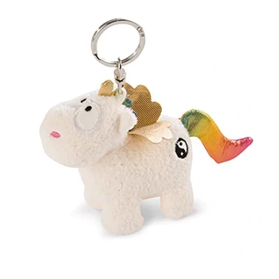 Afbeelding van Pluchen Sleutelhanger Eenhoorn Regenboog Yang, 10cm