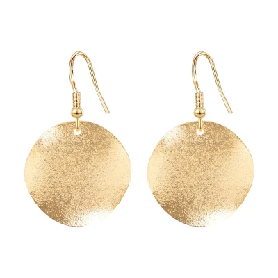 Afbeelding van Jomide Oorhangers Vintage Rond Mini Goudkleurig