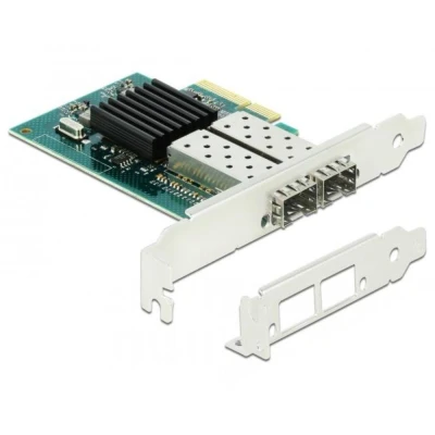 Afbeelding van Delock PCI Express x4 kaart naar 2 x SFP sleuf Gigabit LAN