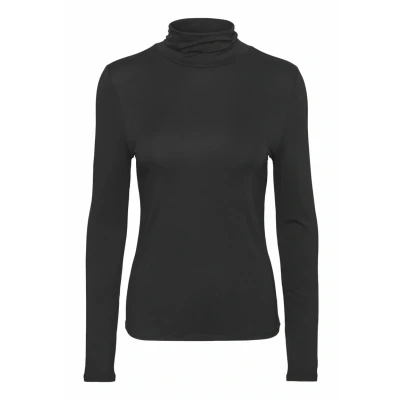 Afbeelding van Vero Moda Vmalberte LS Rollneck JRS NOOS Longsleeve, Dames, Maat: Large, Black