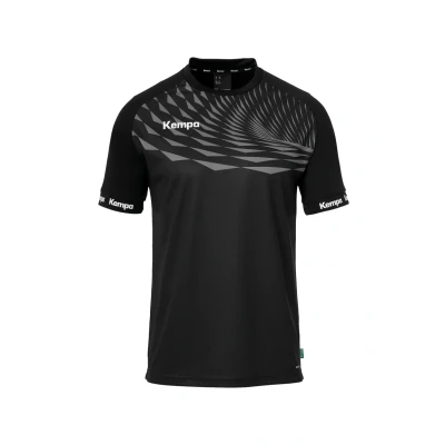 Afbeelding van Kempa Fussball WAVE 26 Sport Tshirt, Heren, Maat: Small, Schwarzgrau
