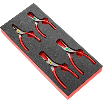 Afbeelding van Module van foam met 4 borgveertangen Circlips®