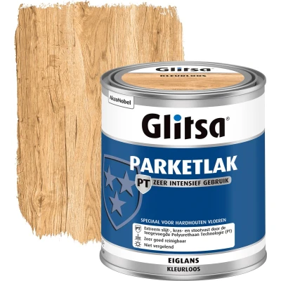 Afbeelding van Glitsa Parketlak PT Eiglans 1l Blanke lak &amp; Beits