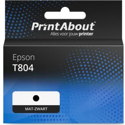 Afbeelding van Huismerk Epson T8048 Inktcartridge Mat zwart
