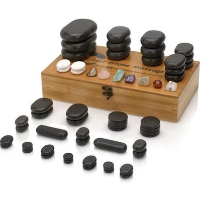 Afbeelding van Hotstone Massage Stones Set 60 stuks