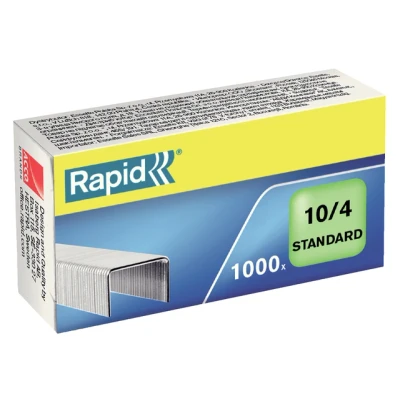 Afbeelding van 20x Rapid nietjes 10/4, gegalvaniseerd, doos van 1.000