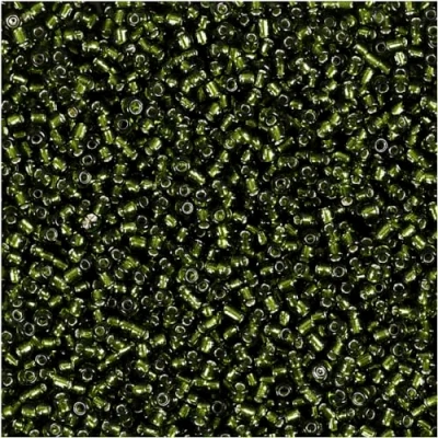 Afbeelding van Creotime Rocailles Groen 25 Gram
