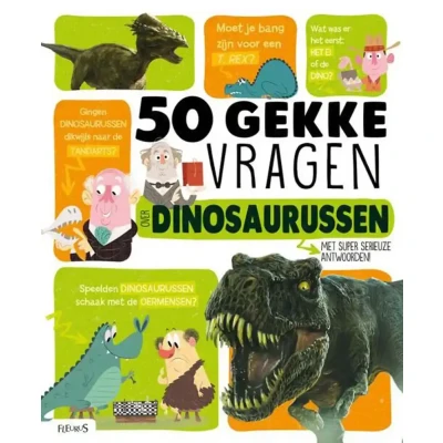 Afbeelding van 50 gekke vragen over dinosaurussen