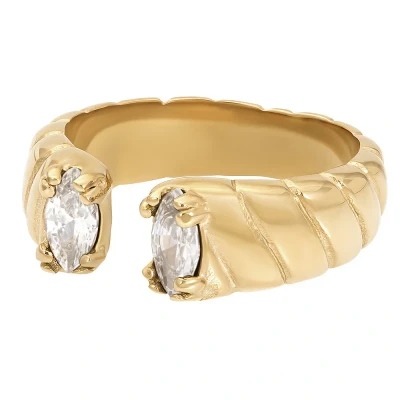 Afbeelding van Adore Crystal iXXXi Fame Ring 19 / Zilver