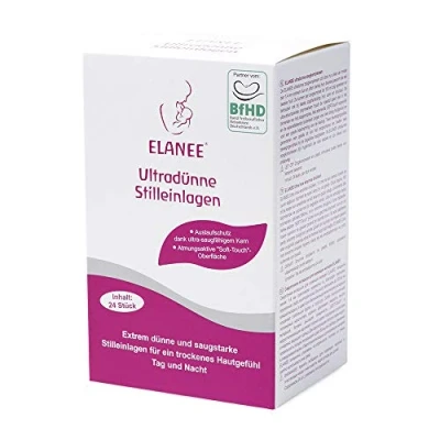 Afbeelding van ELANEE Ultradunne voedingsinzetstukken ultra absorberende kern, extreem dun en ademend wit, 24 stuks (219 00)