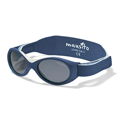 Afbeelding van Mausito BABY zonnebril 0 18 maanden jongen I FLEXIBELE babyzonnebril met verstelbaar bandje &amp; zachte neuspads 100% UV BESCHERMING BPA vrije voor jongens