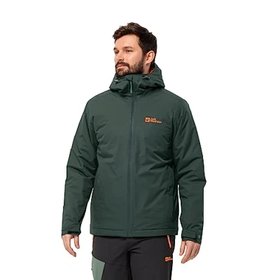 Afbeelding van Jack Wolfskin Wisper INS JKT M Regenjas, Heren, Maat: Small, Black olive