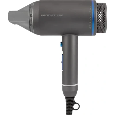Afbeelding van ProfiCare PC HT 3082 Föhn, 3 temperatuur /vermogensniveaus, Easy Click vormmondstuk 360 draaibaar, magnetisch, blauw antraciet