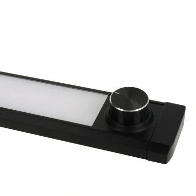 Afbeelding van Müller Licht Led Keukenverlichting 60cm Calina Opbouw 8w Switch Tone Zwart Dimbaar LEDdirect.nl