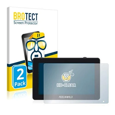 Afbeelding van BROTECT Screenprotector voor Feelworld F6 Plus Folie Beschermfolie transparant (2 Stuks)
