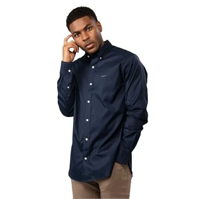 Afbeelding van GANT Regular FIT Overhemd, Heren, Maat: Large, Marine
