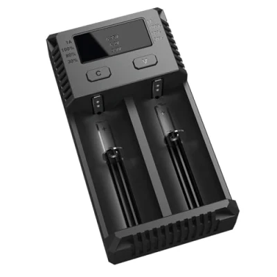 Afbeelding van Nitecore New i2 (2016 versie) intelligente oplader, universele smart oplader met WINGONEER USB ledlicht
