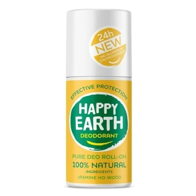 Afbeelding van Happy Earth 100% Natuurlijke Deo Roll On Jasmine Ho Wood 75ML