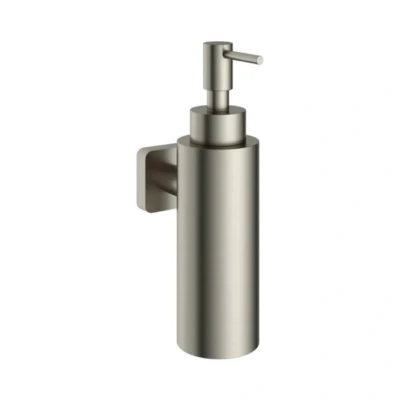 Afbeelding van HotBath Gal Zeepdispenser wandmodel Geborsteld Nikkel PVD GLA09GNP