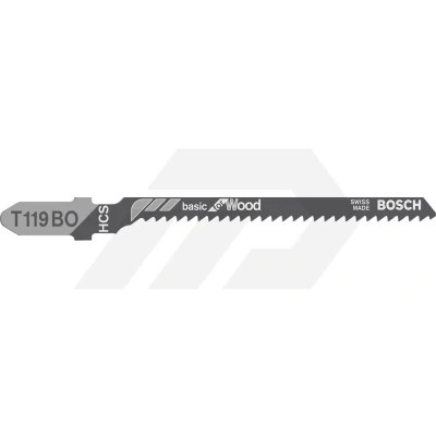 Afbeelding van Bosch T119BO Decoupeerzaagblad Basic for Wood (2 Stuks)