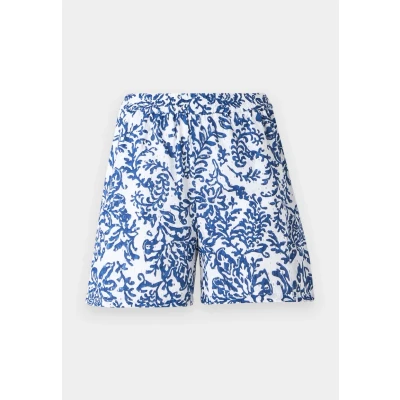 Afbeelding van ONLY regular waist casual short blauw broderie