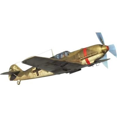 Afbeelding van 1:48 Airfix 05120C Messerschmitt Bf109E 3/E 4 Propeller Vliegtuig Plastic Modelbouwpakket