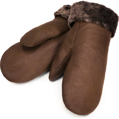 Afbeelding van Werner Christ Winterhandschoen Mittens Lichtbruin 5