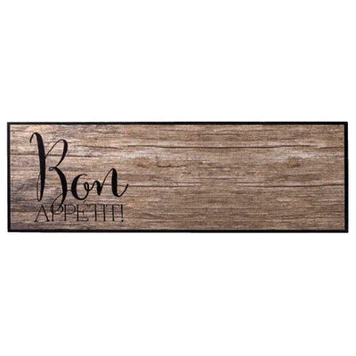 Afbeelding van Leen Bakker Keukenloper Bon Appetit 50x150 Centimeter Tapijtlopers Bruin Polyamide