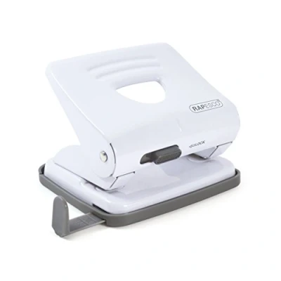 Afbeelding van Rapesco 1399 825 2 gaats Metalen Perforator, 25 Vel Nietcapaciteit, Wit