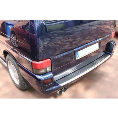 Afbeelding van Bumperbescherming roestvrij staal mat compatibel met VW T4 FACELIFT 1996 2003 schuine rand premium kwaliteit van RECAMBO